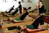 Duo Session Reformer "Frog & Leg circles" in the Pilates Studio - Palma Personal Training