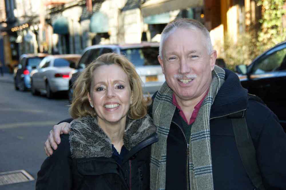 Bob Liekens en Catarina Palma in New York