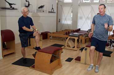 De Pilates Studio - Palma Personal Training workshop 2016 Michael Fritzke on the chair