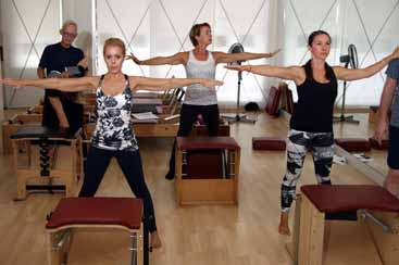 De Pilates Studio - Palma Personal Training workshop 2016 chair exercise