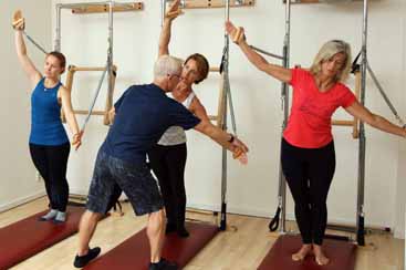 De Pilates Studio - Palma Personal Training workshop 2016 wall unit exercise